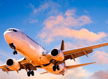 avión transporte pacients